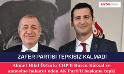 Zafer Partisi İl Başkanı Ak Parti İlçe Başkanının Açıklamasına Sessiz kalmadı 